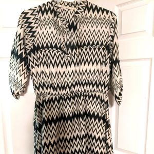 Chevron Print Dress